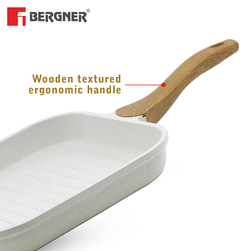 Bergner Smooth Sear Induction Safe Non-Stick Grill Pan - 26 cm image 7
