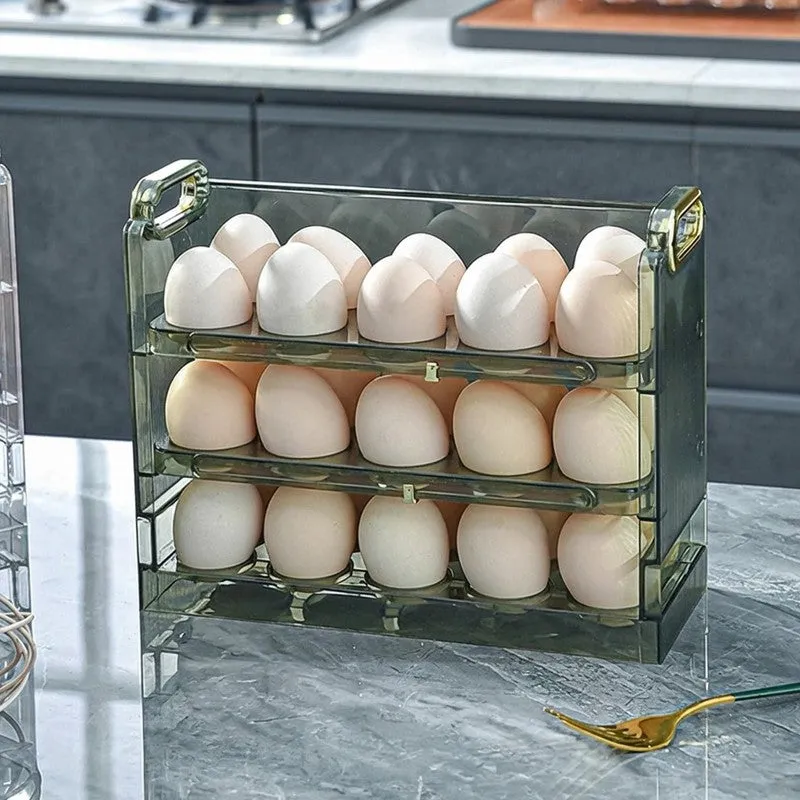 Egg Vault Acrylic Fridge Organizers media 3