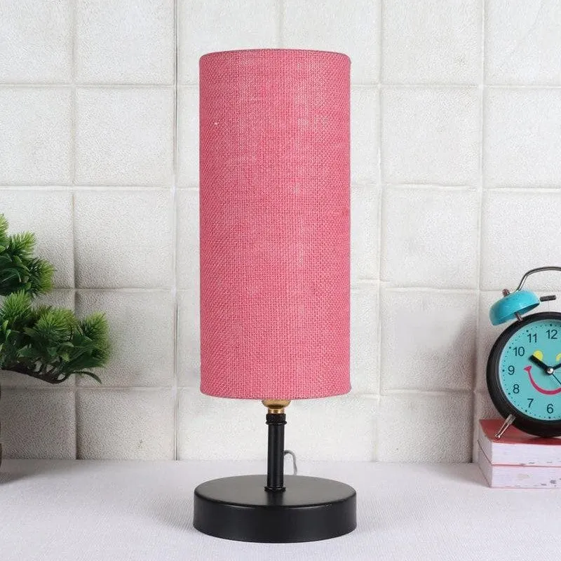 Mini Magic Jute Table Lamp - Pink,Black media 4