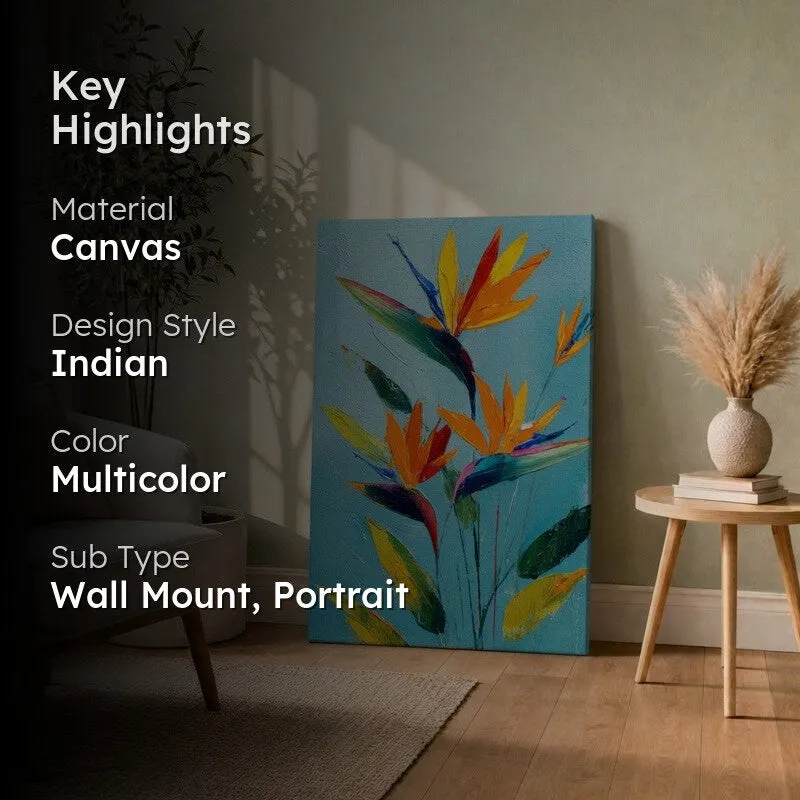 Petal & Leaf Nature Canvas Wall Art media 2