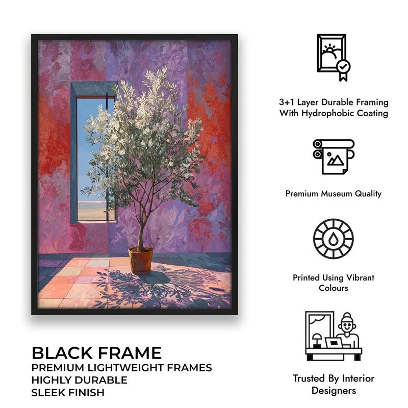 Dream shade Canvas Wall Painting - Black Frame media 9