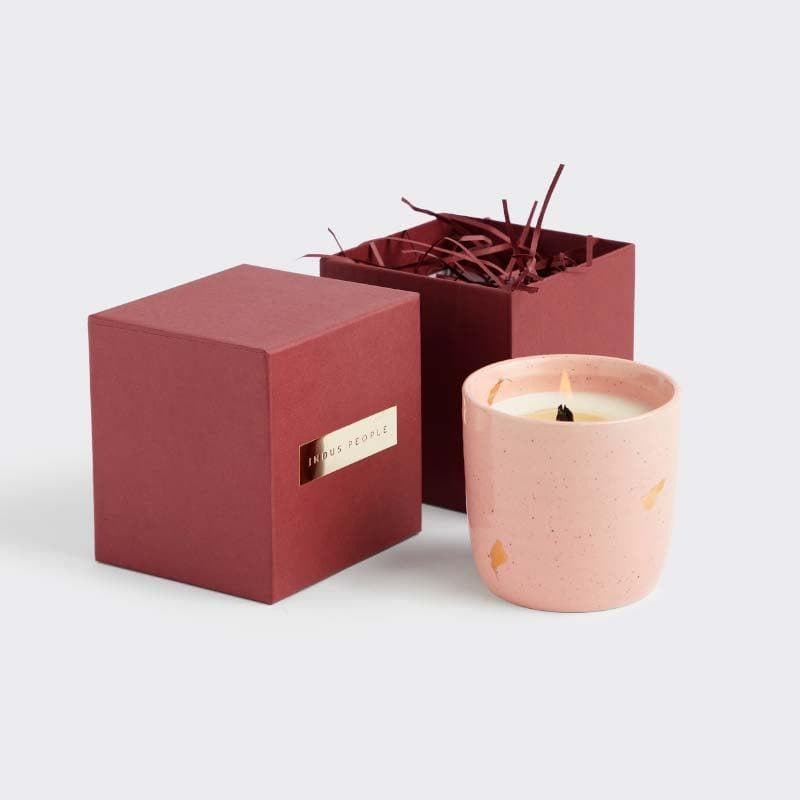 Ganga Candle Gift Box - Old Rose media 3
