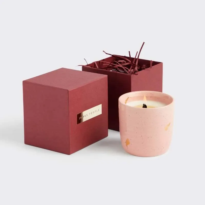 Ganga Candle Gift Box - Old Rose media 3