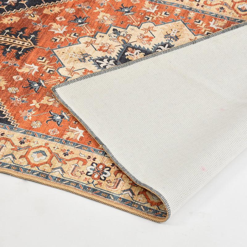Caius Velvet Rectangle Anti-Skid Carpet media 4