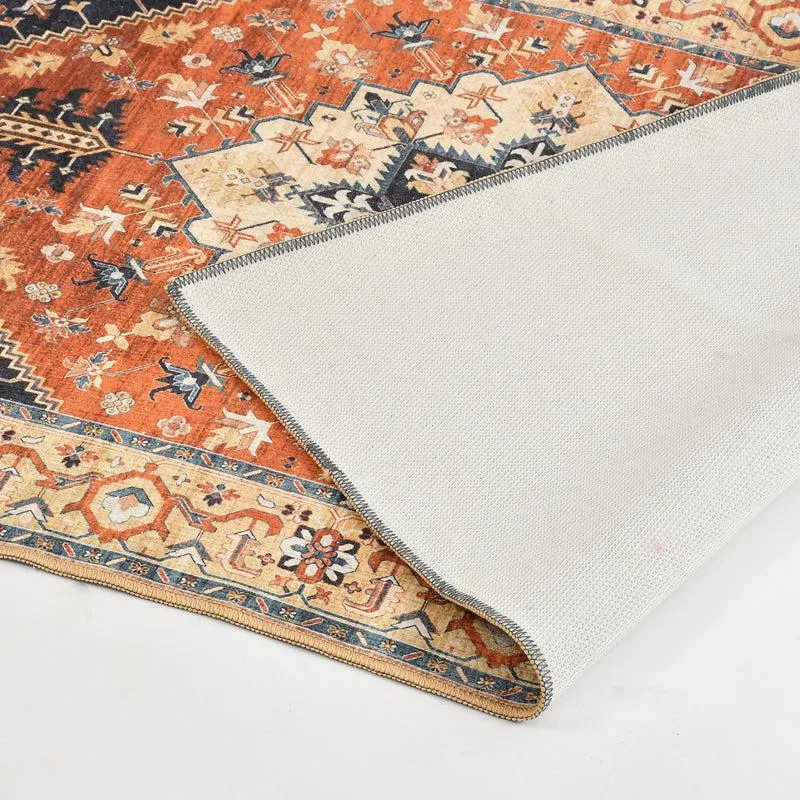 Caius Velvet Rectangle Anti-Skid Carpet media 4