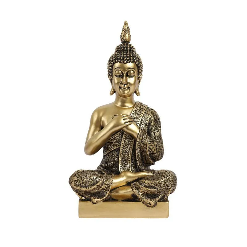 Ornate Meditating Buddha Showpiece media 6