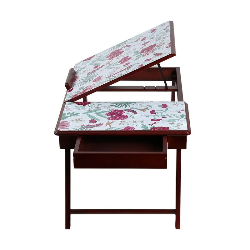 India Circus Teak Wood Galore Laptop Table media 5