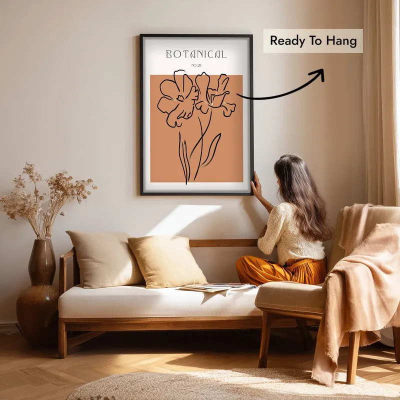 Fleuris Canvas Wall Painting With Black Frame media 7