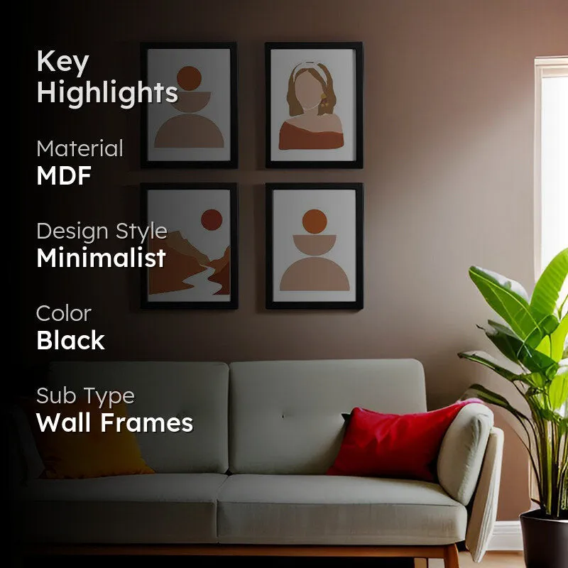 Sierrite MDF Photo Frame - Set Of Four media 2