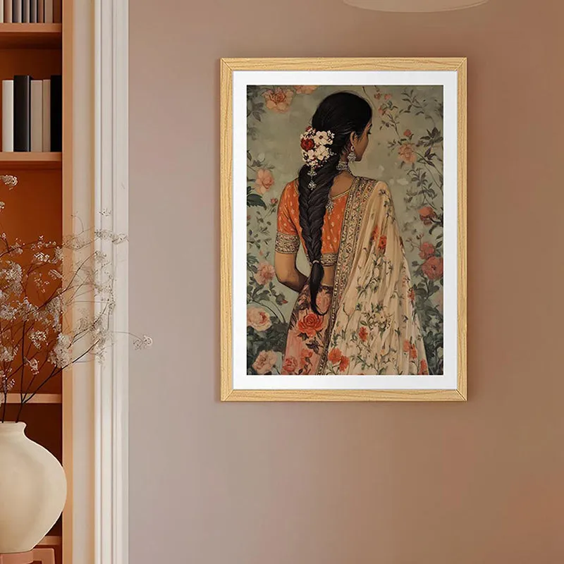 Braids & Flowers Wall Art media 3