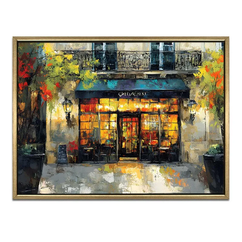 Amberique Canvas Wall Painting With Frame media 3