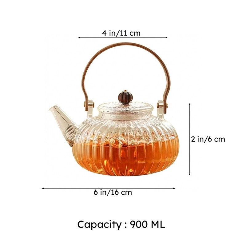 Resivio Borosilicate Glass Tea Pot - 900 mL media 9