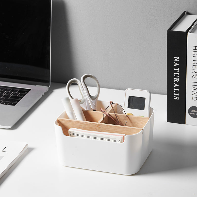 Clutter Cut Plastic Desk Organizer media 3
