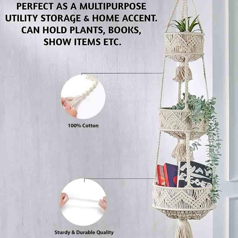 Morii Three -Tier Hanging Cotton Basket media 6
