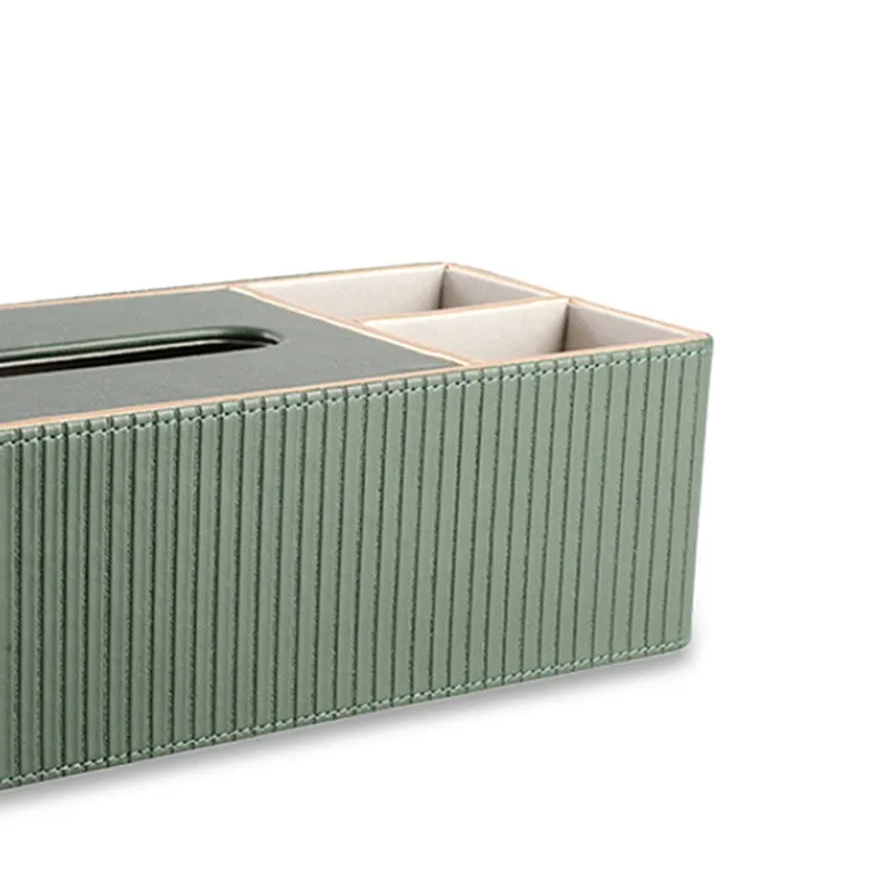AarviDecor PureForm Faux Leather Tissue Holder media 6