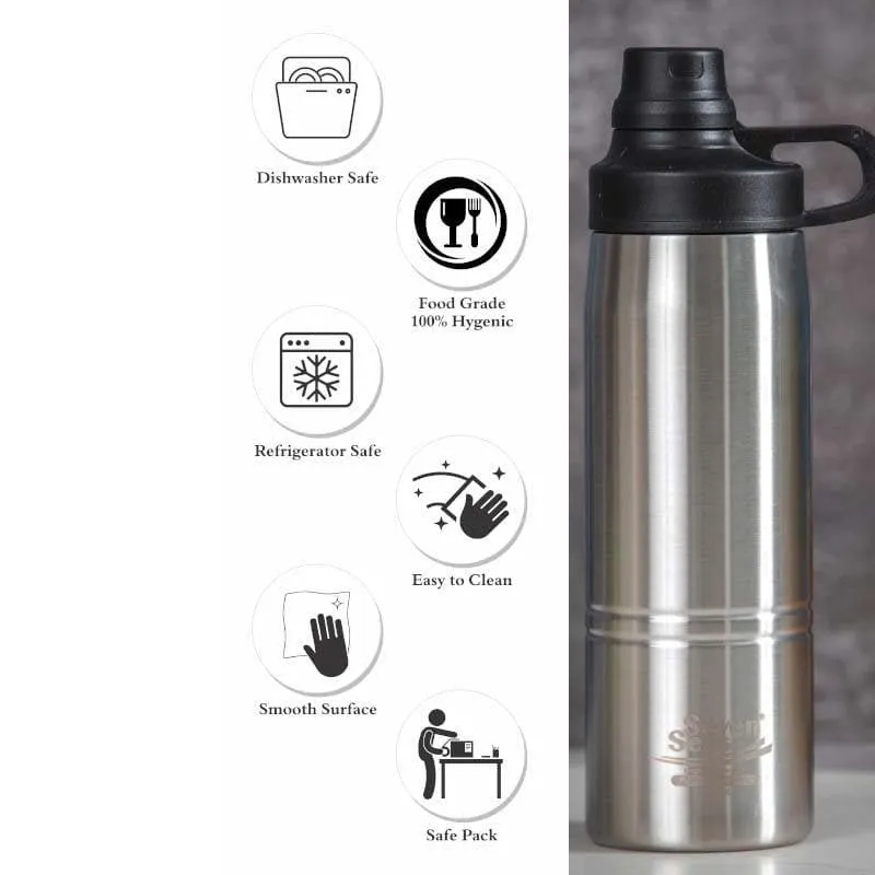 Kaizen Vaccum Steel Water Bottle - 600 mL media 5