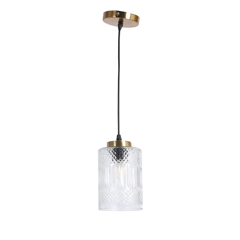Elvion Pendant Glass Ceiling Lamp media 5