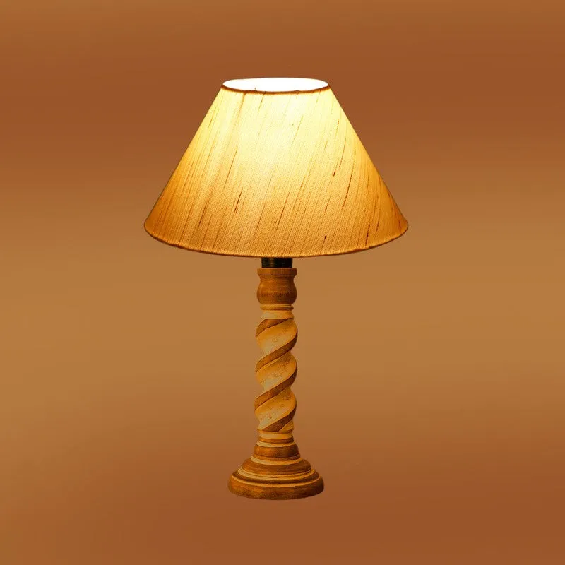 Modera Aivo Wooden Table Lamp - OffWhite media 7