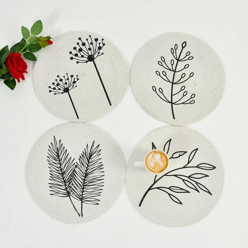 Hivi Round Placemat - Set Of Four media 1