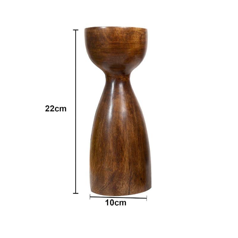 Aria Wooden Candle Stand - Medium media 4