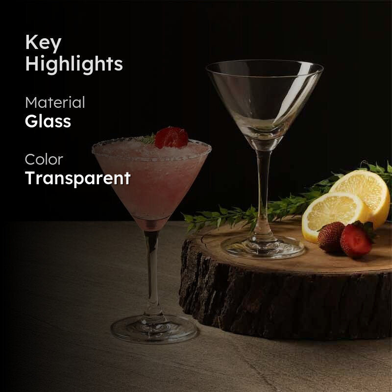 Mia Martini Glass (200 ml ) - Set Of Two media 2