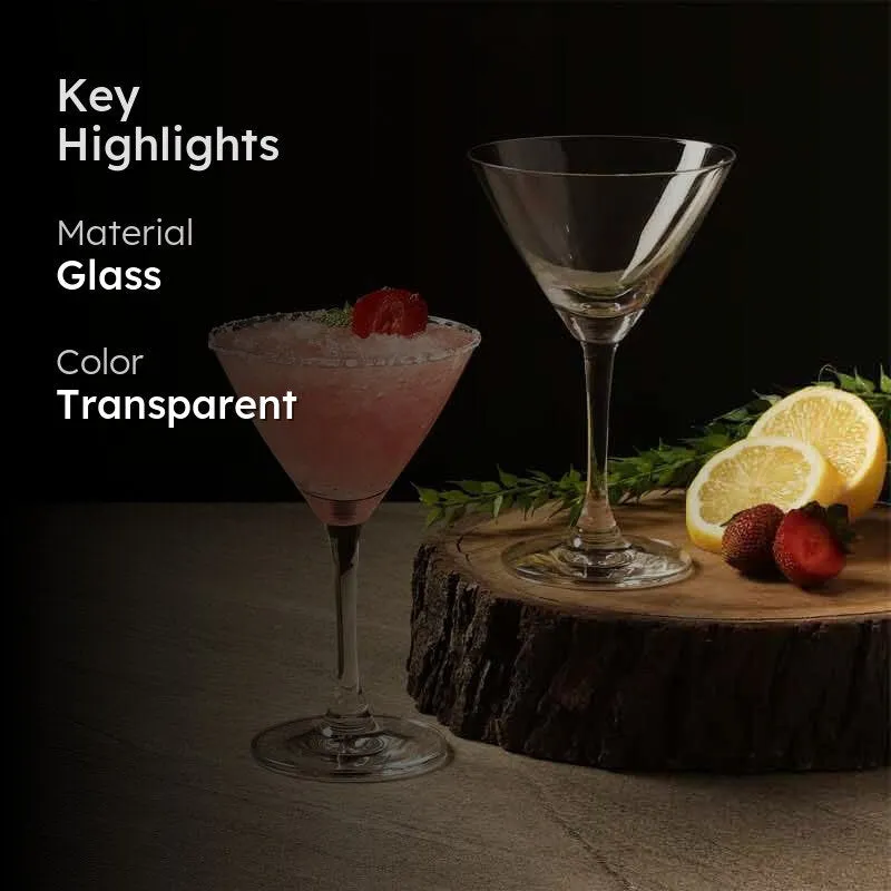 Mia Martini Glass (200 ml ) - Set Of Two media 2