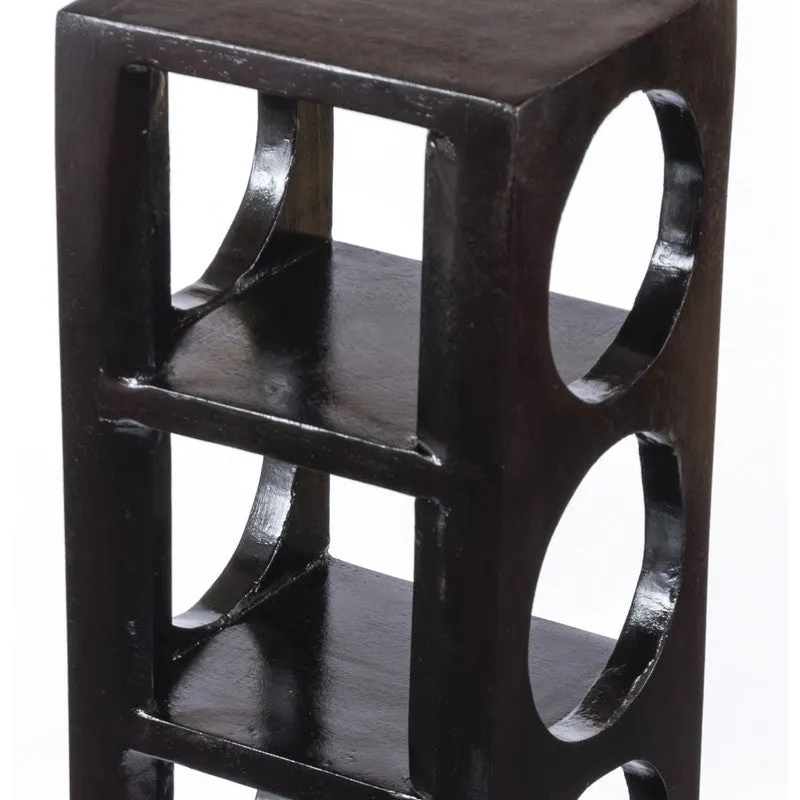 Zverox Sheesham Wooden Wine Rack - Black media 6