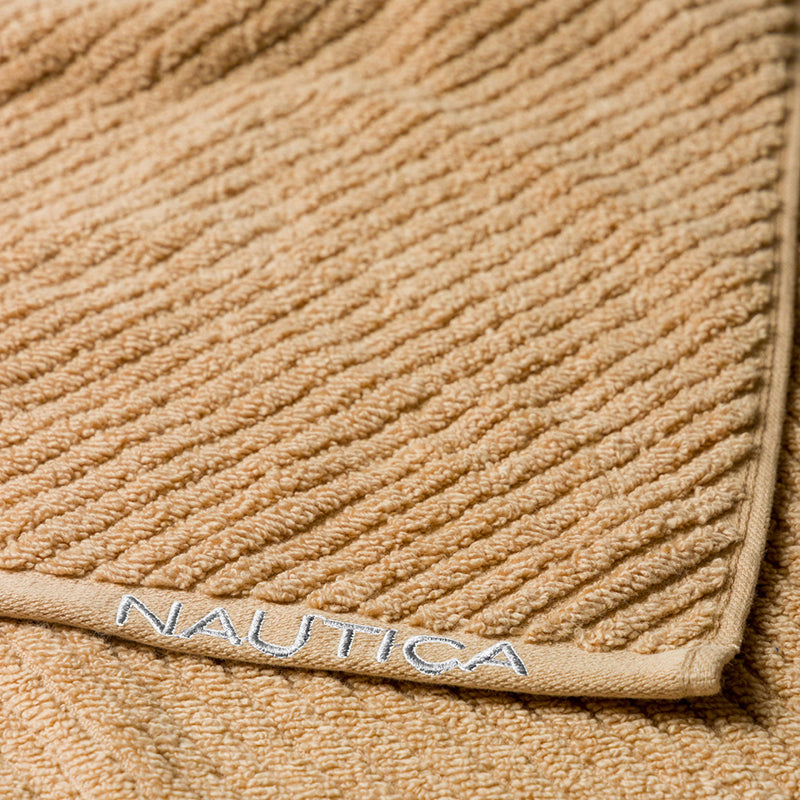 Nautica Riviera Soft Cotton Bath Towel (Beige) - Set Of Two media 6