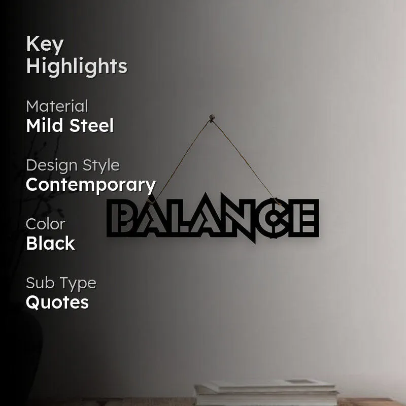 Balance Mild Steel Wall Accent media 2