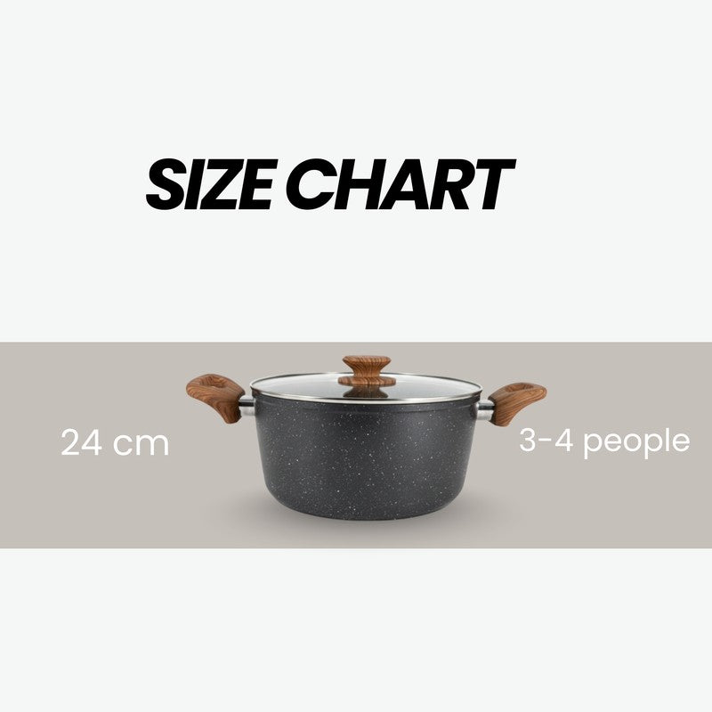 Salford Non Stick Casserole with Lid - Black media 10