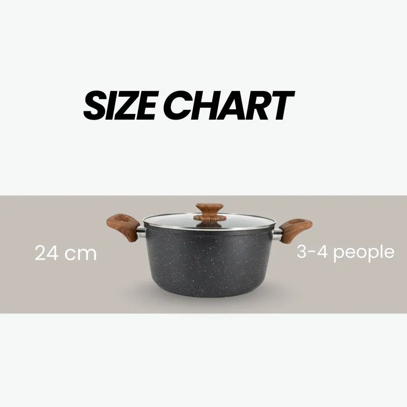 Salford Non Stick Casserole with Lid - Black media 10
