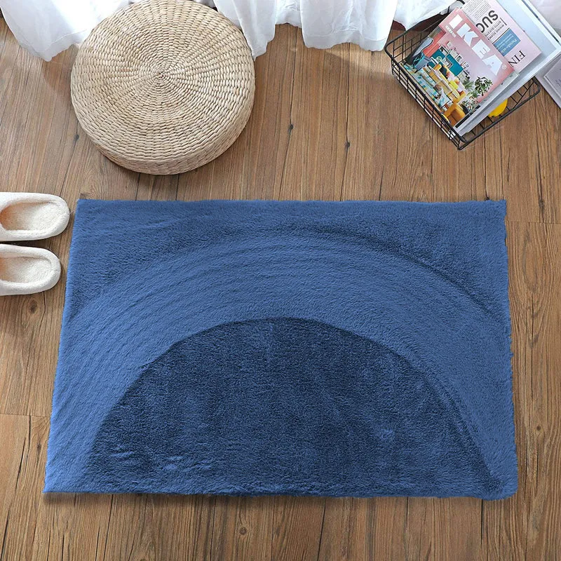 Dry Stride Microfiber Bath Mat - Blue media 1