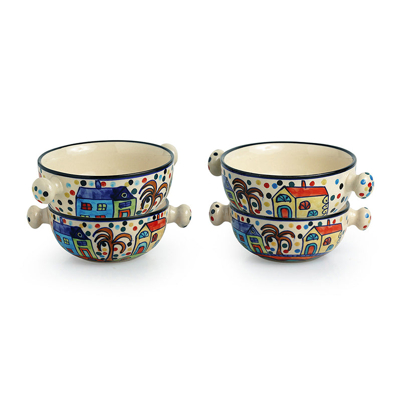 Coastal Cottage Ceramic Serving Bowl (260 mL Each) - Set Of Four image 3