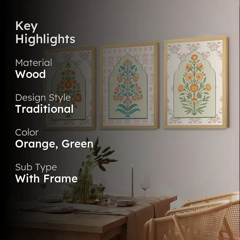 Kaelum Flora Wall Art - Set Of Three media 2