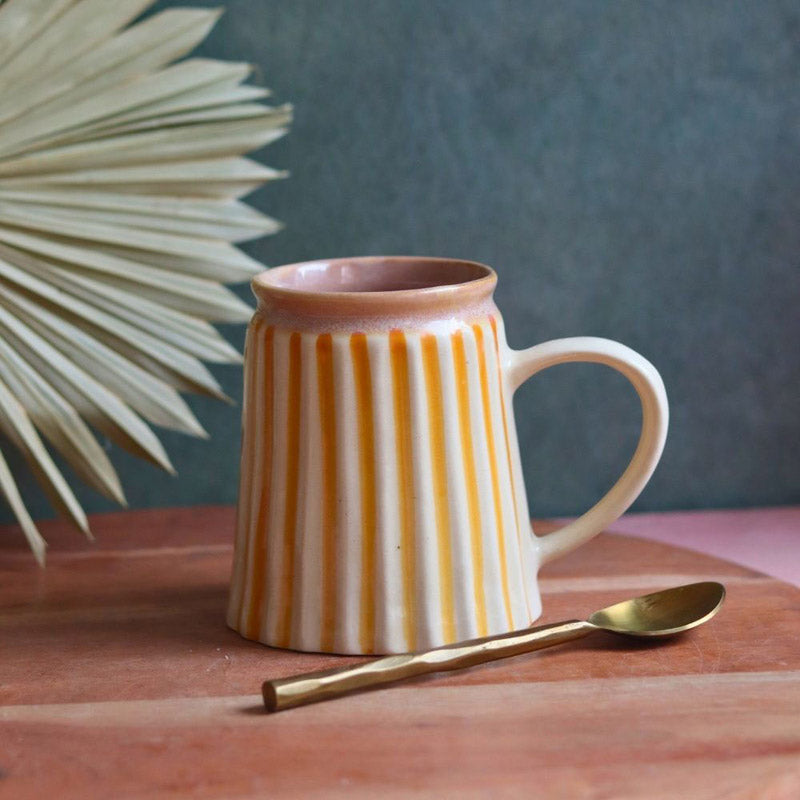 Rogo Ceramic Coffee Mug (350 mL) - Yellow media 3