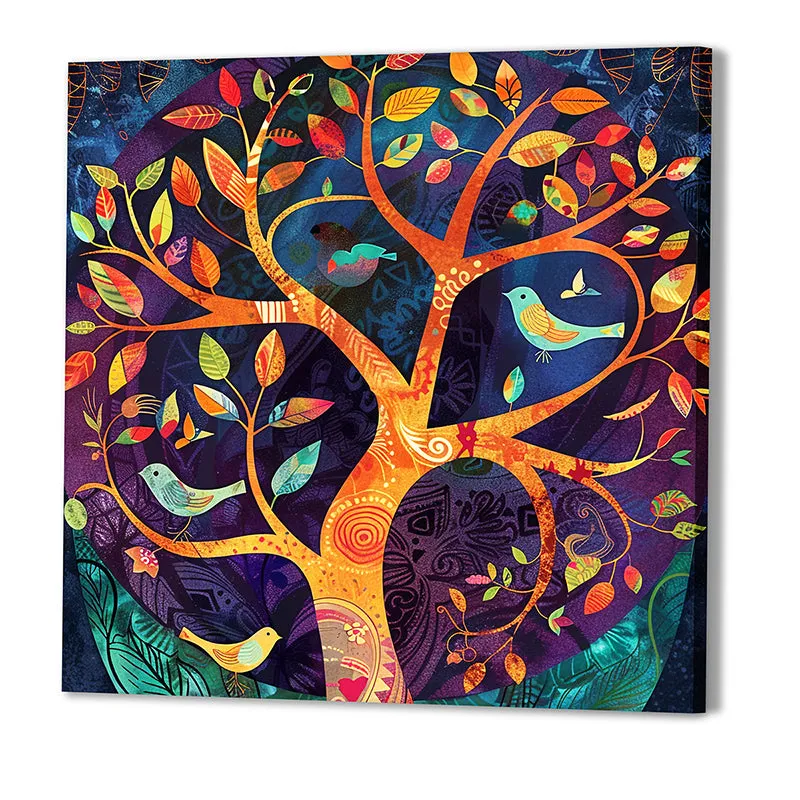 Psychedelic Trees Wall Art media 3