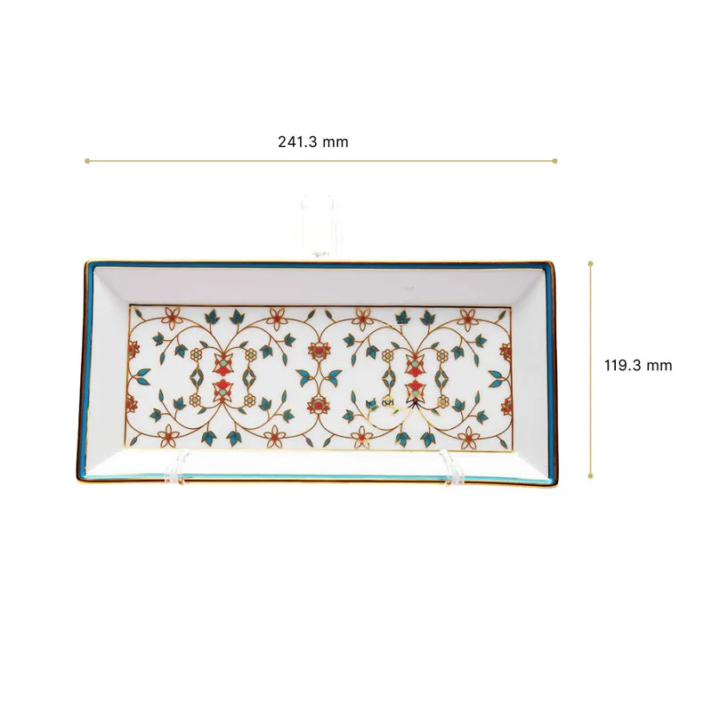Gilded Mavi Porcelain Platter media 5