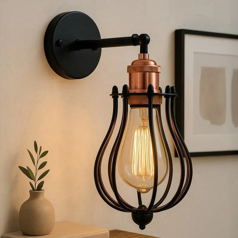 Poshell Metal Wall Lamp - Rose gold media 1