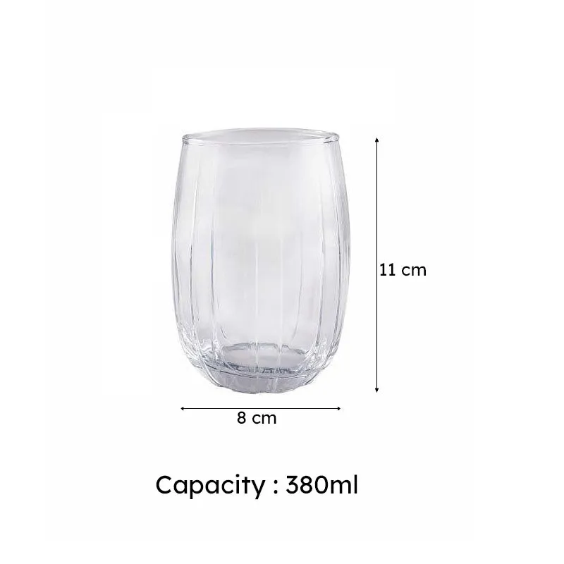 Savou Glass Tumbler (380 ML) - Set Of Six media 5
