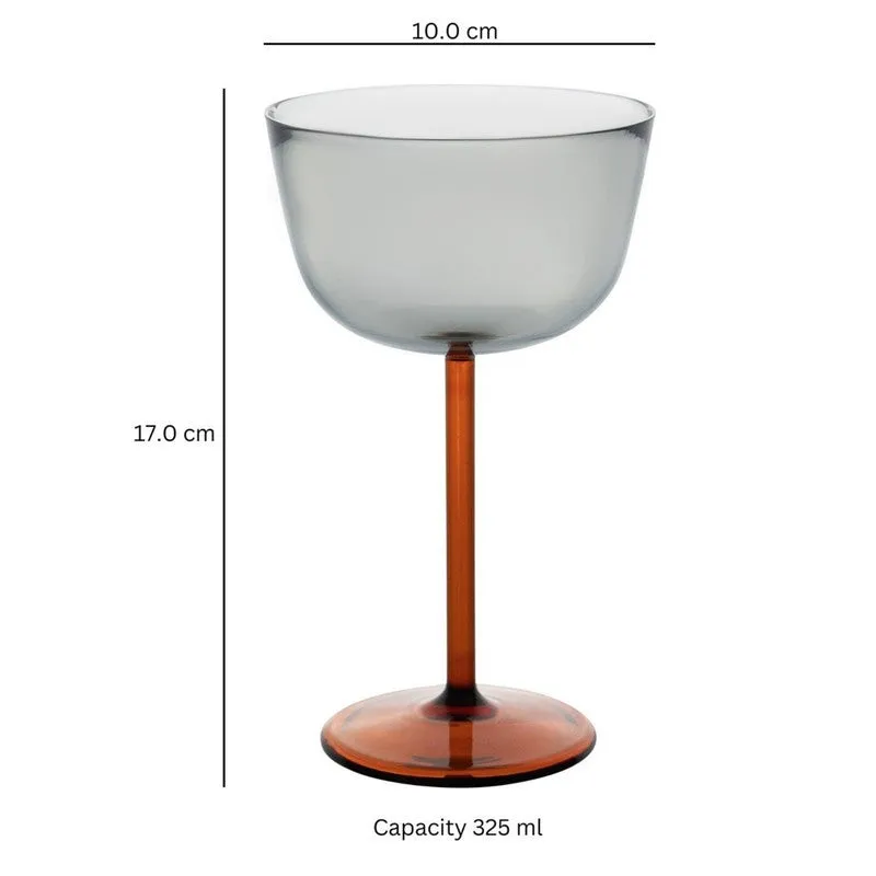 Ruby Radiance Wine Glasses(260 mL) - Set Of Two media 6