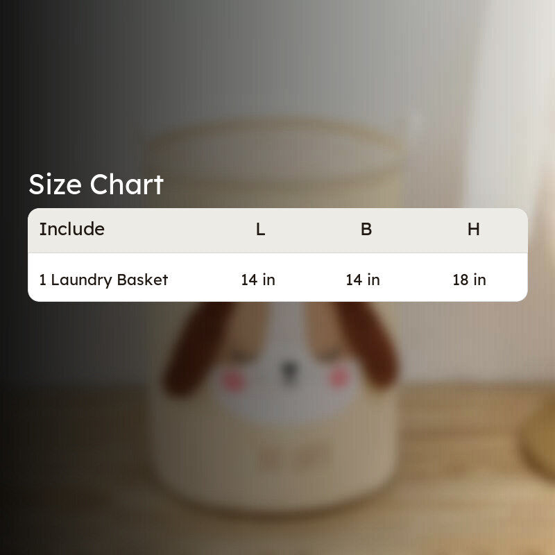Cubby Puppy Laundry Basket media 6