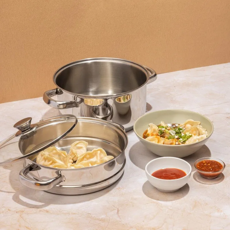 Vinod Orvix 2 Tier Stainless Steel Steamer media 1