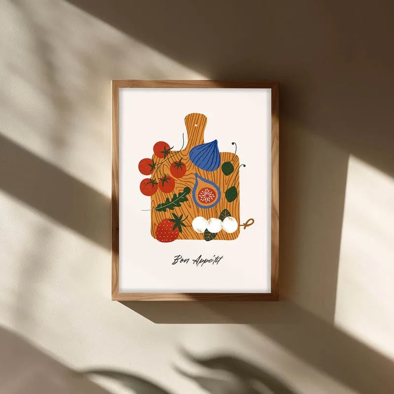 Kitchen Banquet Archival Canvas Wall Art - Brown media 3
