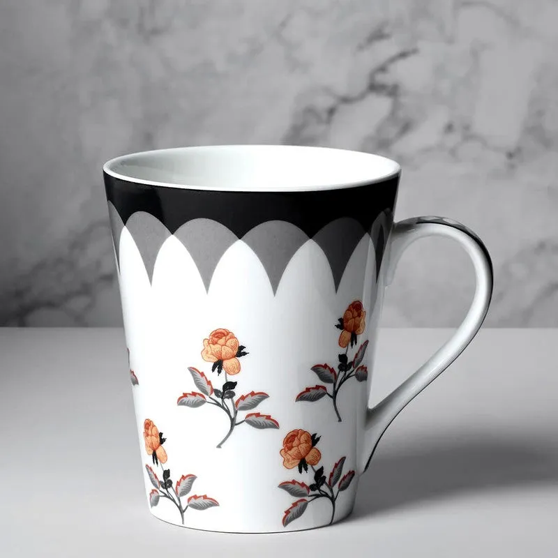 India Bone China Coffee Mug (340 mL Each) - Set Of Two media 3