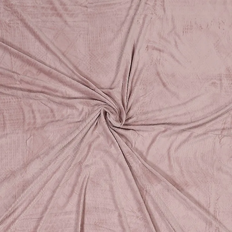 Monte Carlo Color Drift Bedsheet (Light Pink) - 280 GSM media 5