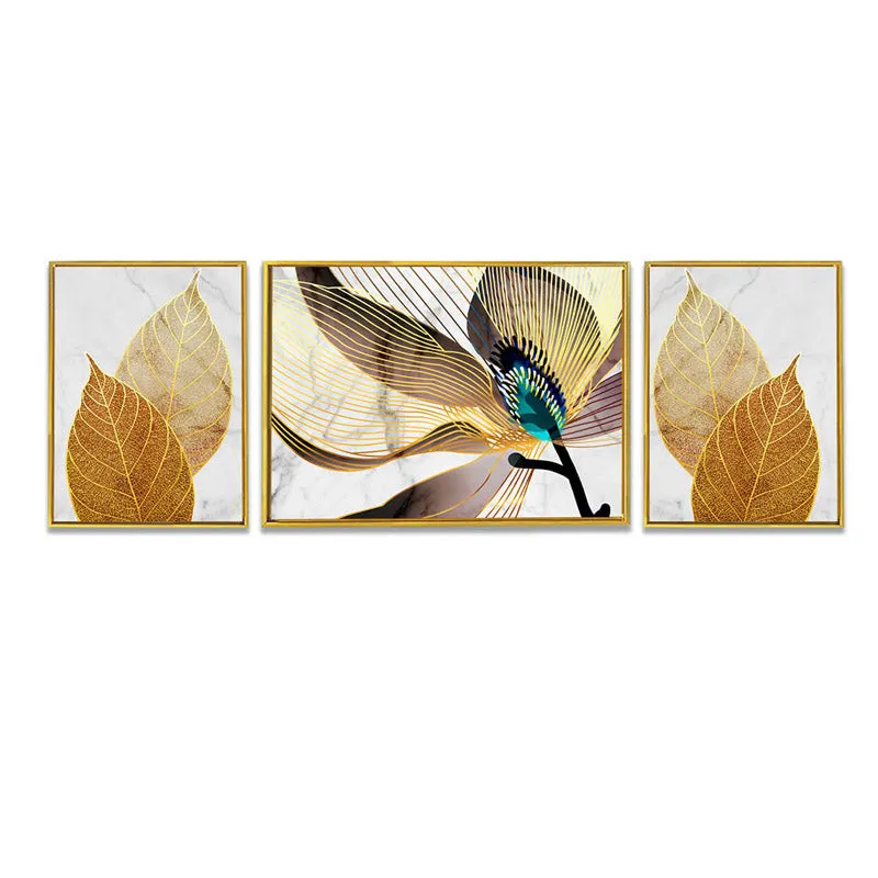 Kellia Golden Wall Art - Set Of Three media 3
