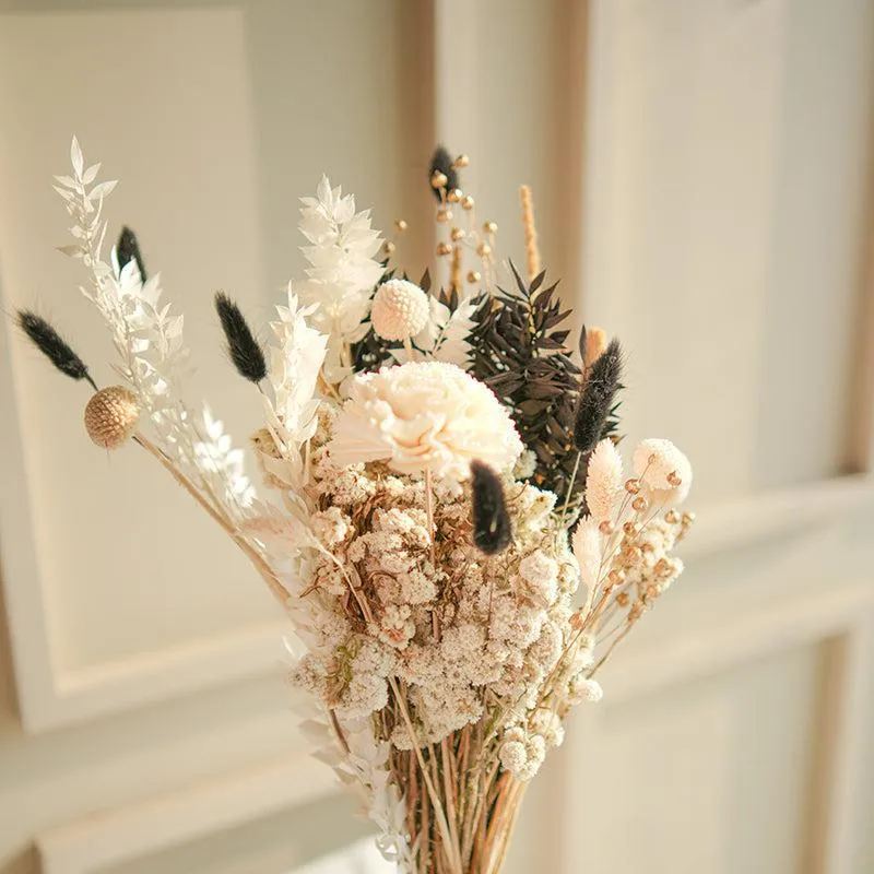 Neutral Blossoms Dried Flower Bunch media 4