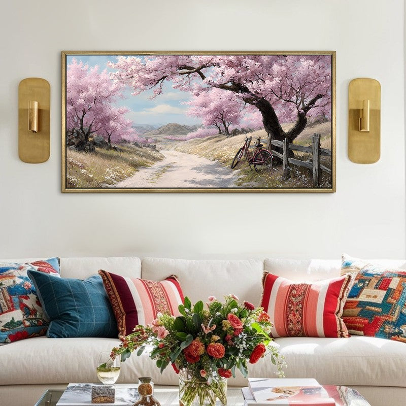 Floralyn Canvas Wall Painting With Frame