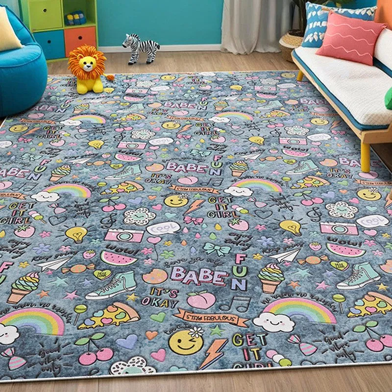 Nuvra Rainbow Anti-Skid Carpet media 3