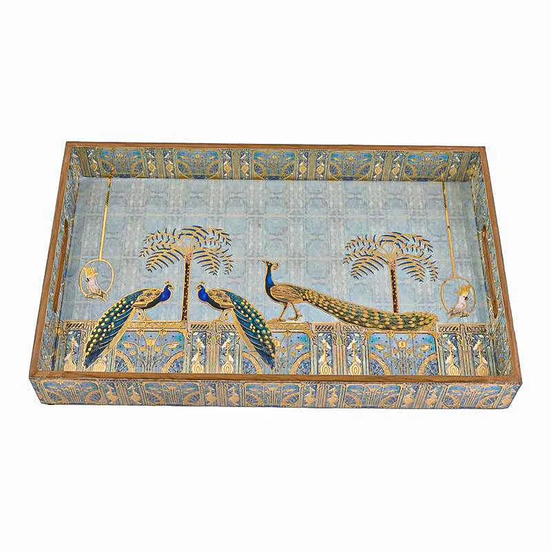 Chitramayi Wood Serving Tray media 6